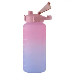 Motivation 2 Litre Water Bottle Pink-Blue Side